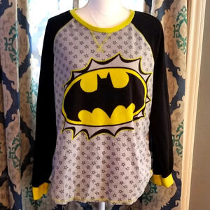 BatGirl Fleece Long Sleeve PJ Top